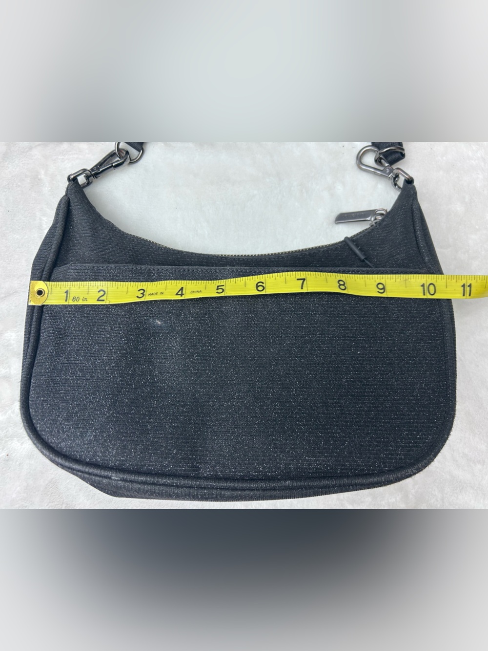 lululemon athletica City Essentials Small Black Sparkle Shoulder Bag - Picture 4 of 12